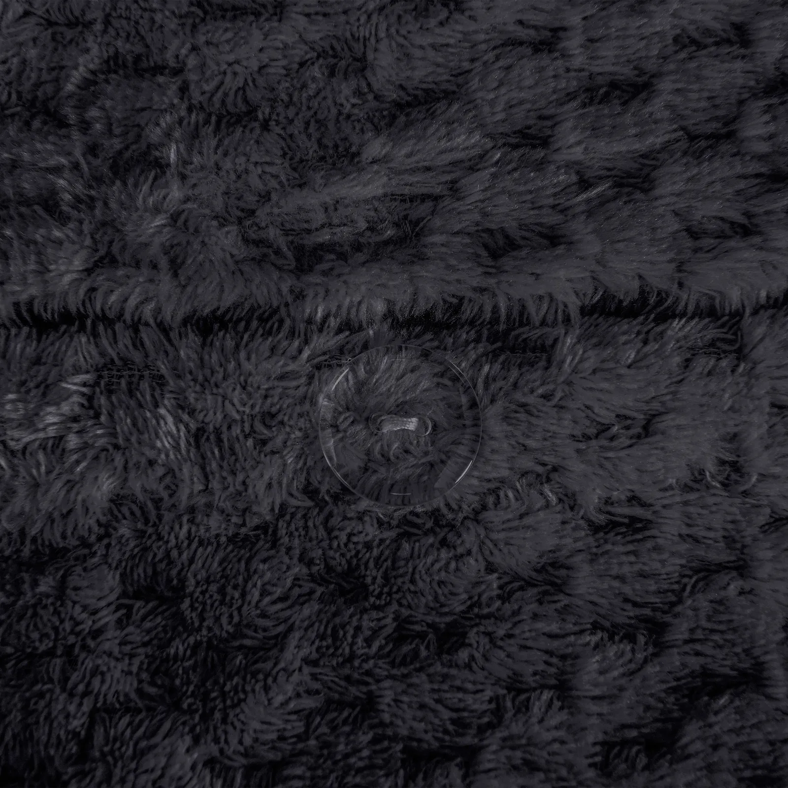 Smart Living Luxury Super Soft & Reversible Waffle Teddy Fleece Duvet Set in Black 5