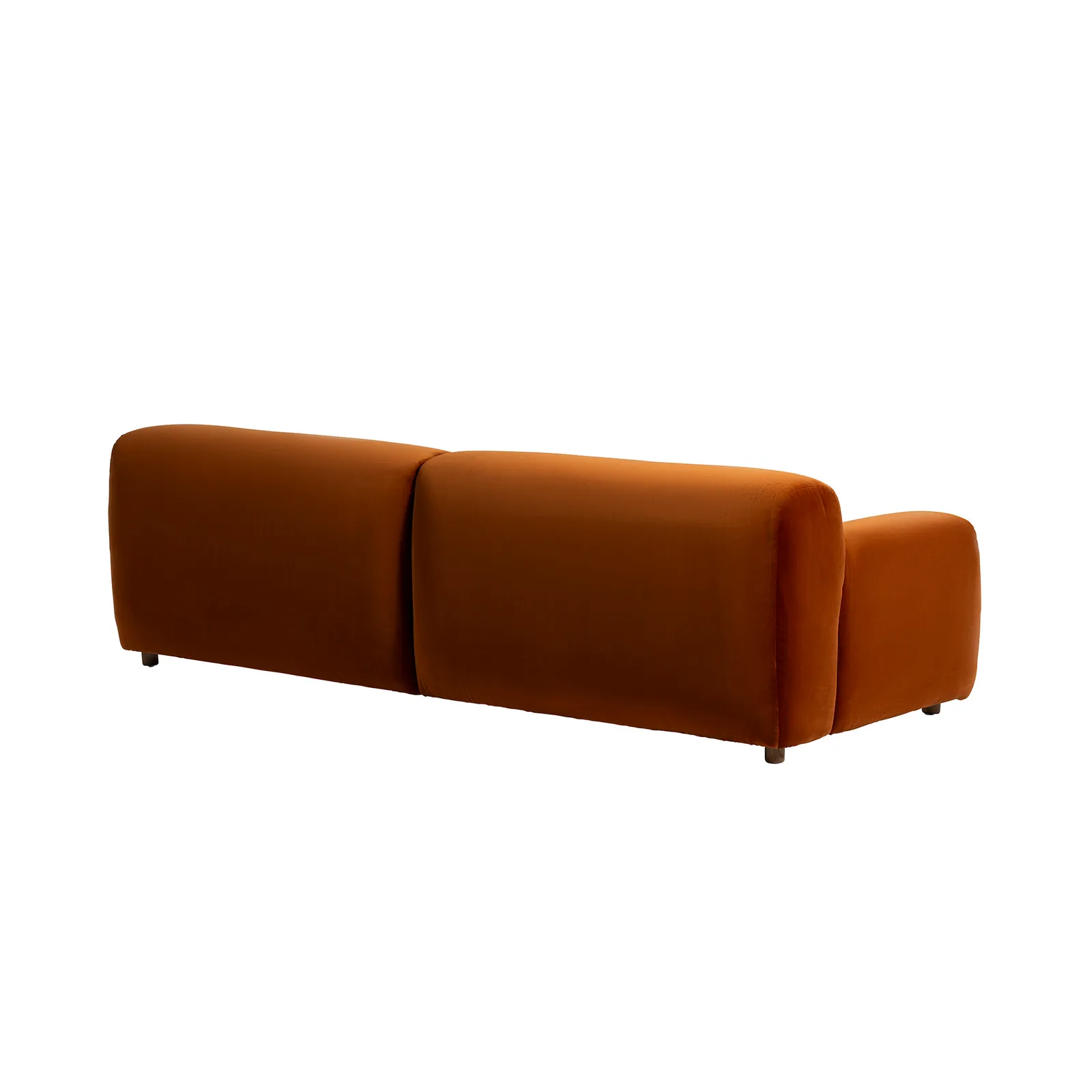 Lavinia 3 Seater Sofa, Orange Fabric | Barker & Stonehouse 6