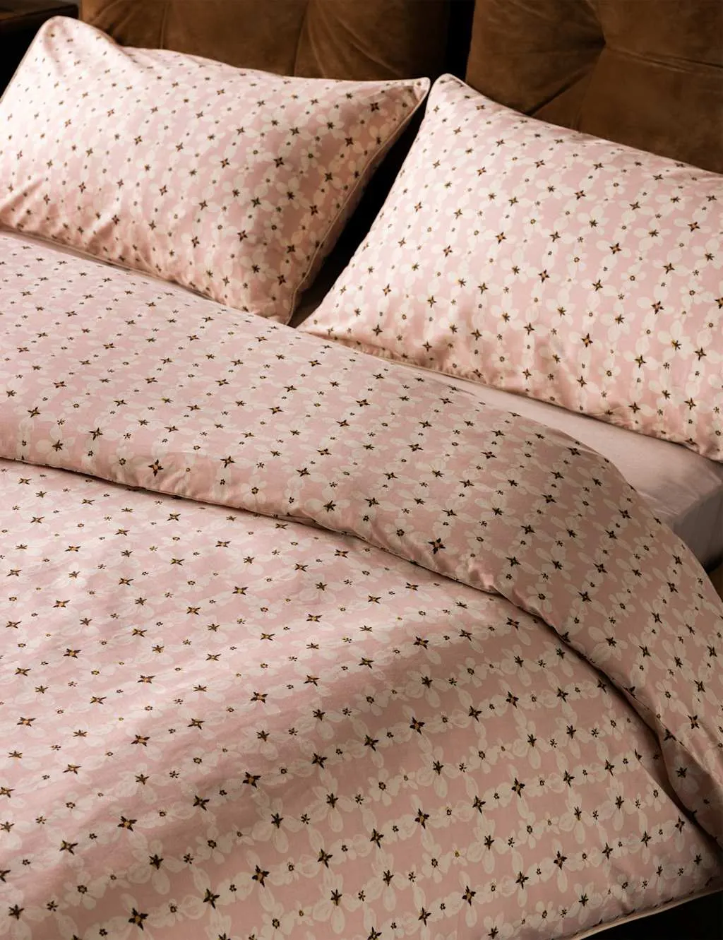 Rockett St George Pure Cotton Daisy Bedding Set Pink Mix