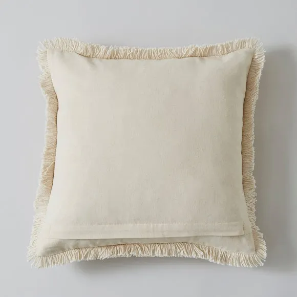 Woven Check Cotton Square Cushion 4