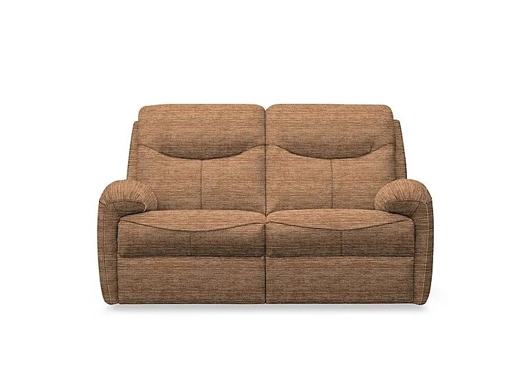 Amesbury Fabric 2 Seater Power Recliner Sofa with Power Headrest, Power Lumbar and Heated Seats - Victoria Ginger