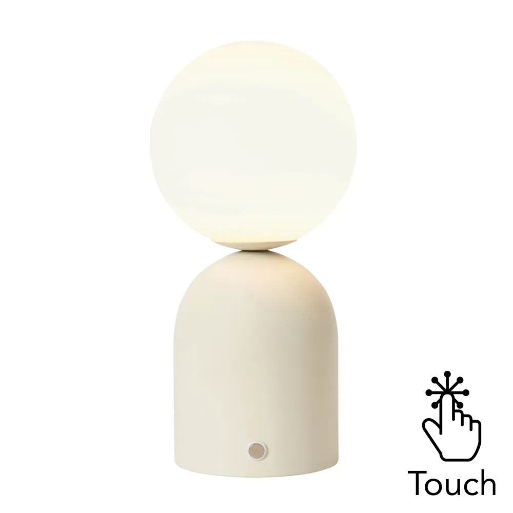 Imogene Rechargeable Table Lamp, White