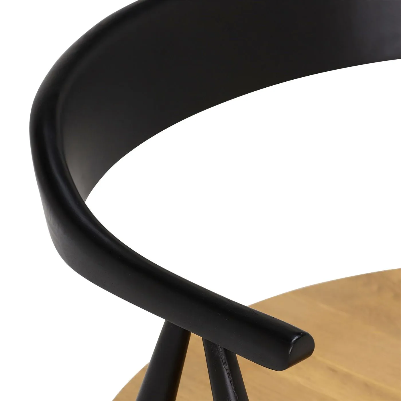 Ercol Como Armchair, Black Wood | Barker & Stonehouse 6