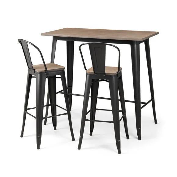 Grafton Set Of 2 Bar Stools, Metal 5
