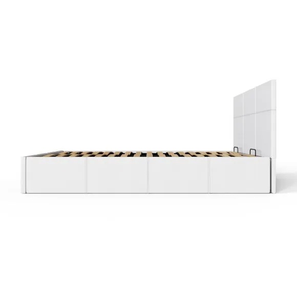 Side Lift Ottoman Bed, Faux Leather 5