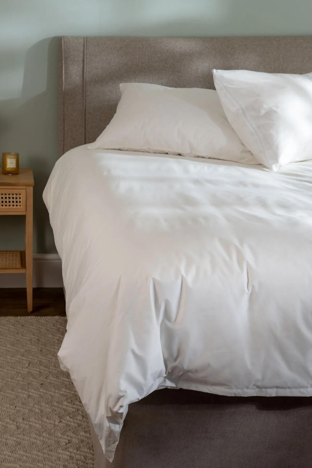 Soak&Sleep Water Repellent Pillow Protector Pair in White