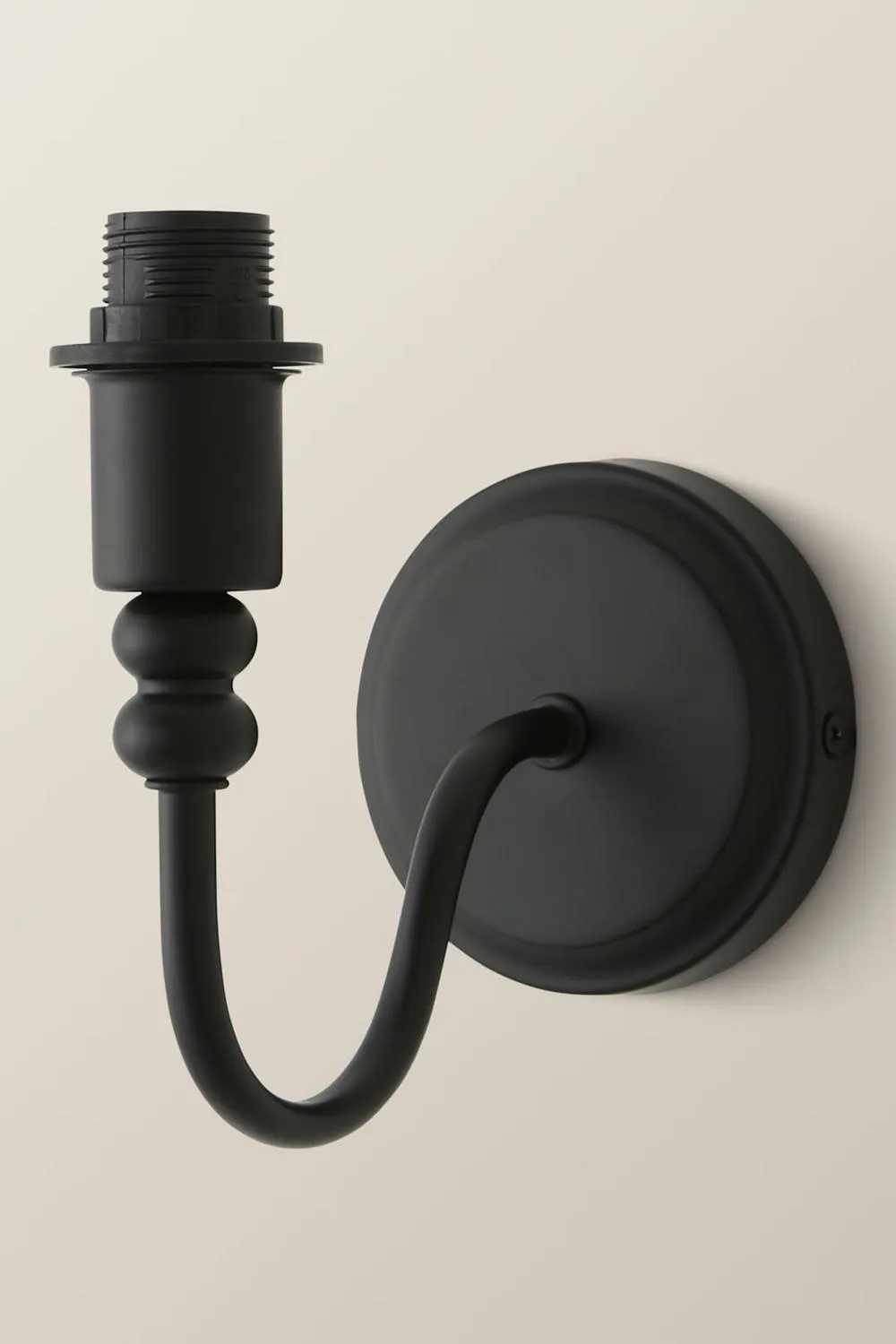 ValueLights Binky Pair of Rechargeable LED Bulb Wall Light Bases in Black 3