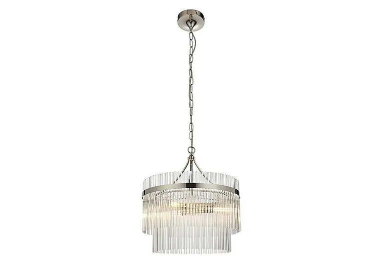 Marietta 3 Light Ceiling Pendant - Nickel