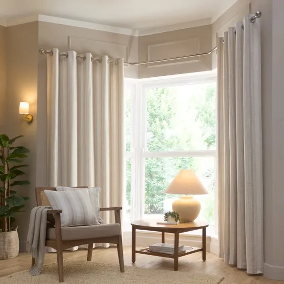 Salvage Stripe Eyelet Curtains 2