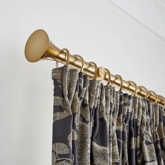 Flush Trumpet Fixed Metal Curtain Pole 4