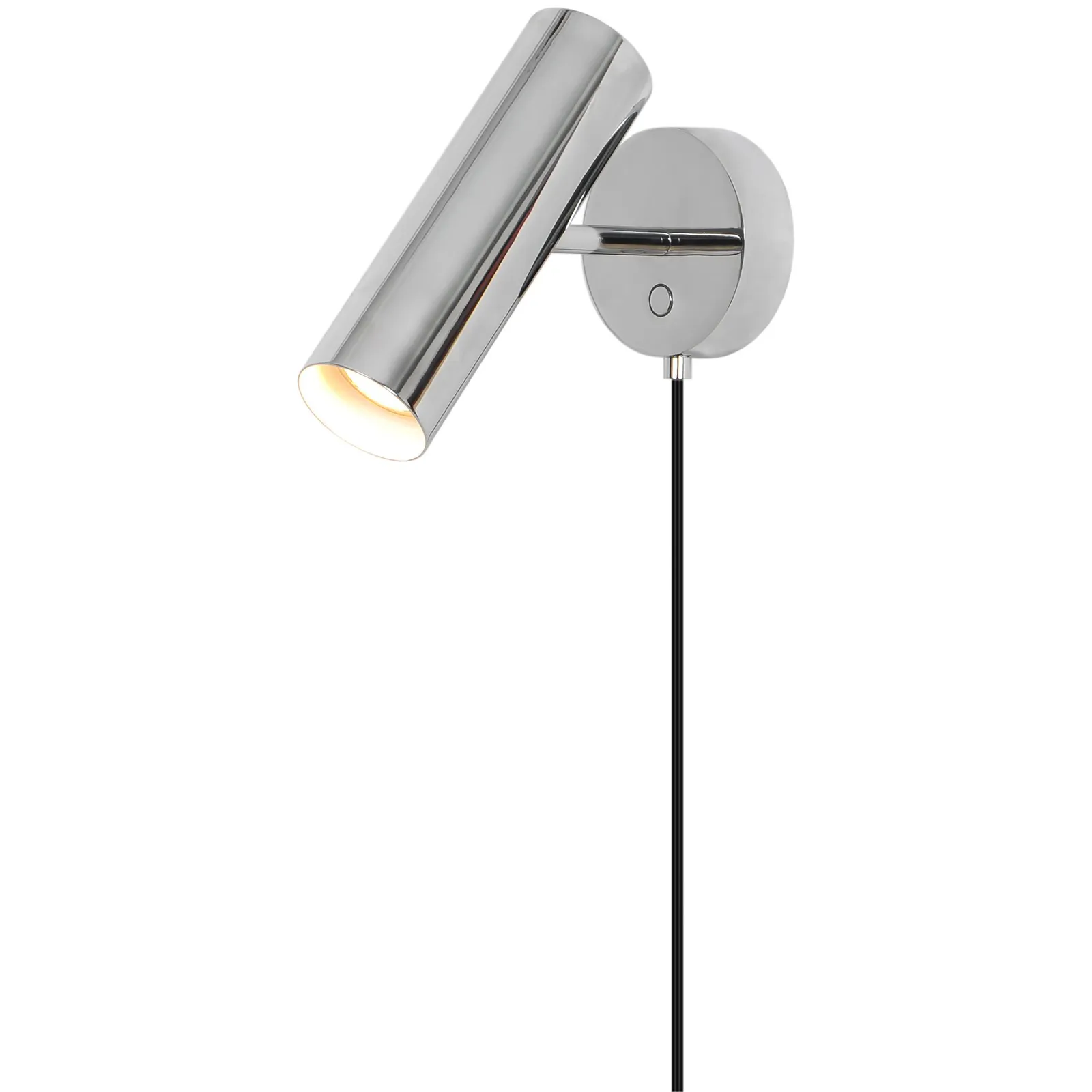 Nordlux Mib Wall Light Chrome Metal Bedroom GU10 Plug In/Mains in Silver