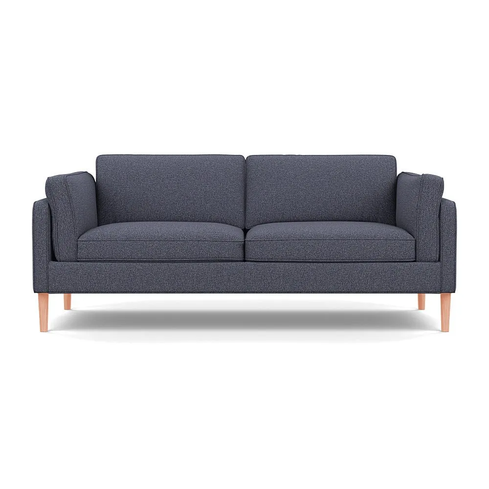 Heal's Sonno 3 Seater Loop Boucle Navy Natural Feet 1