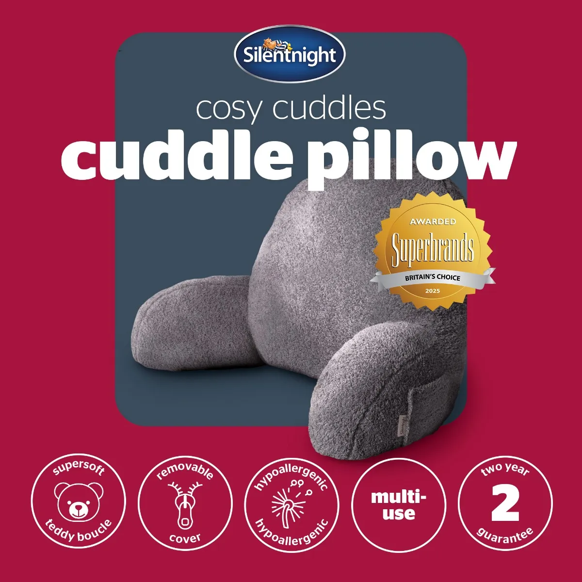 Silentnight Cosy Cuddle Cushion