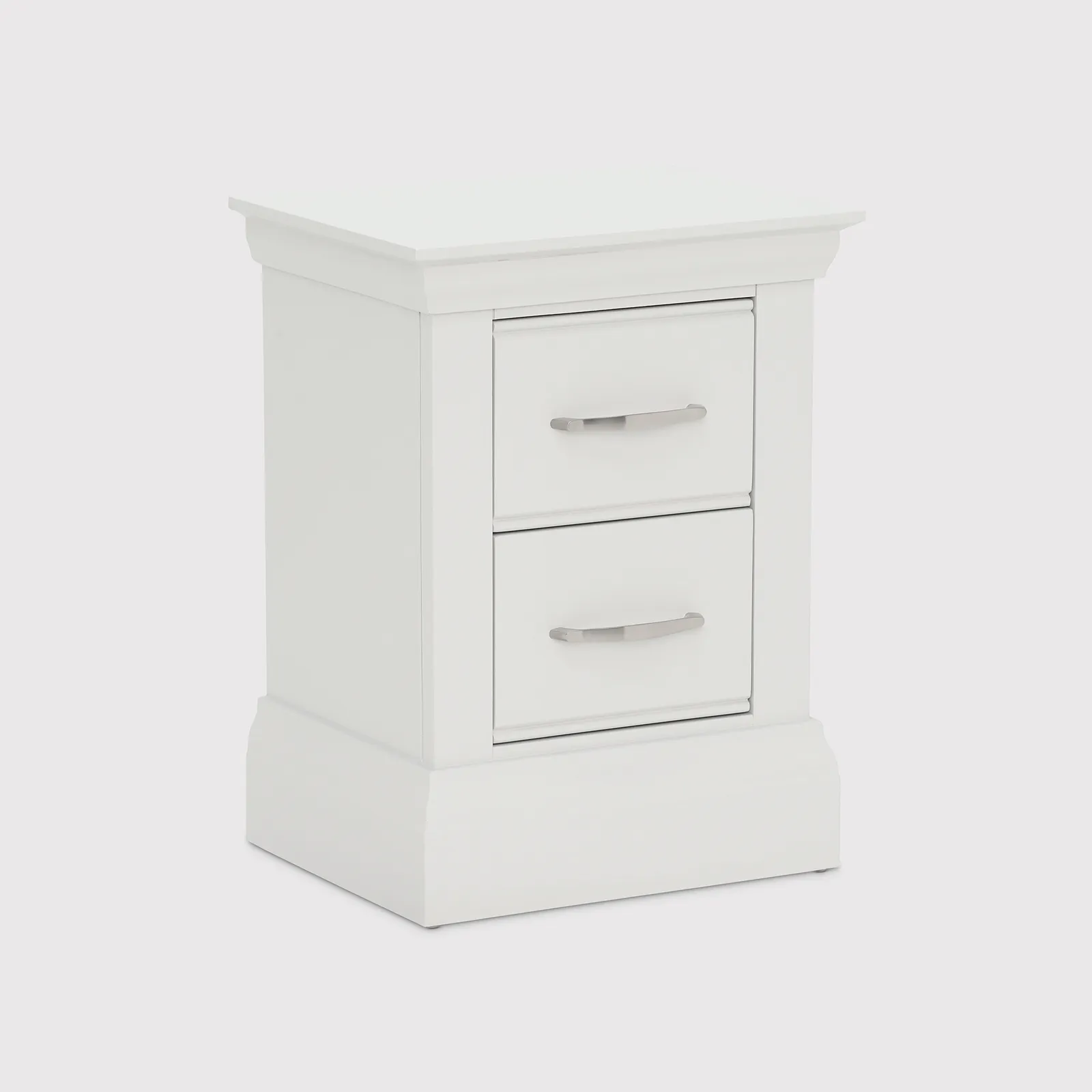 Evesham Small 2 Drawer Bedside Table, Neutral | Barker & Stonehouse