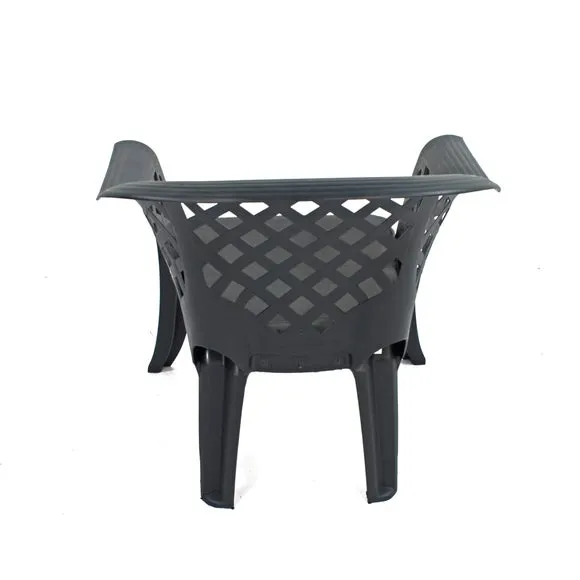 Savona Set of 2 Anthracite Chairs 6