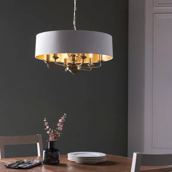 Vogue Sandringham Mid Century 6 Light Adjustable Pendant Light