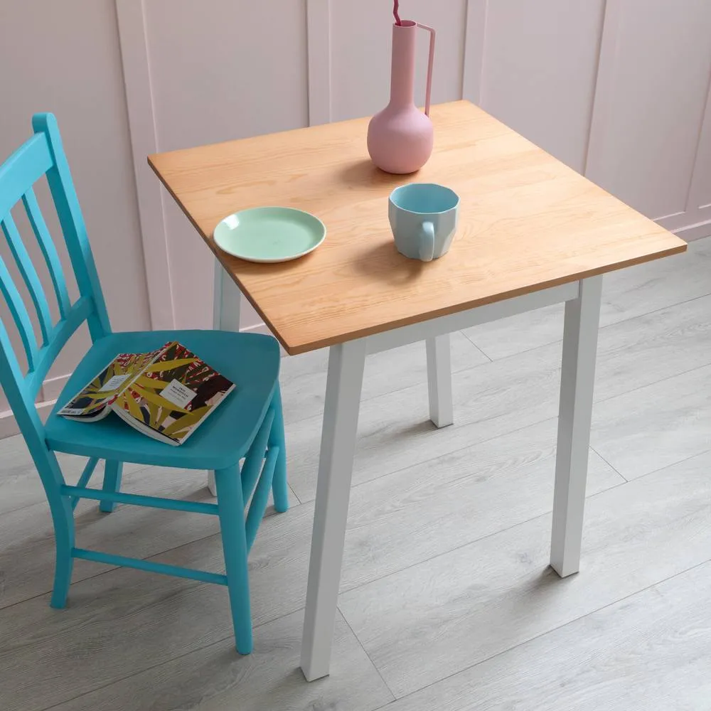 Nöa and Nani Annika Liten Kitchen Dining Table in Natural Pine & White 2