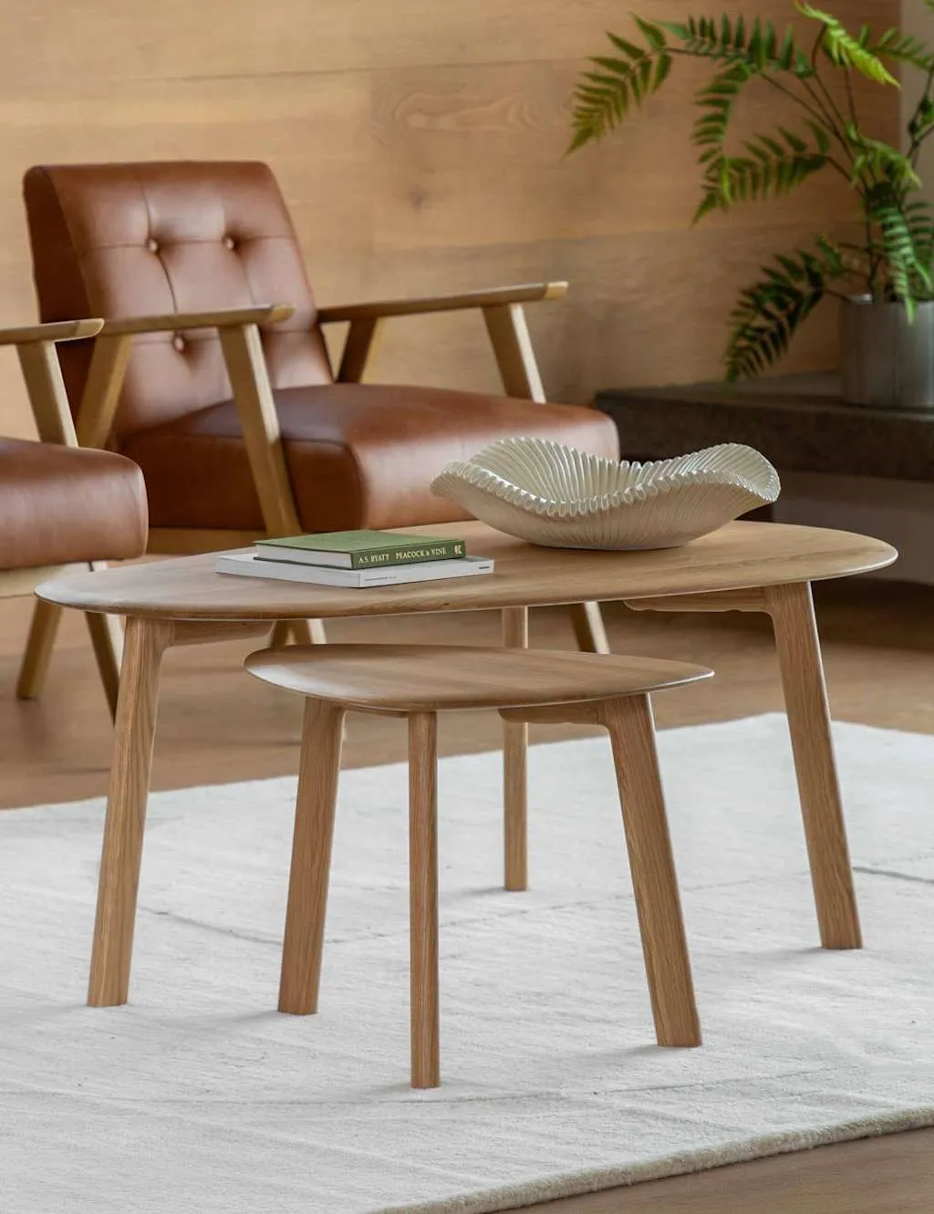Gallery Direct Madrid Nest of Tables Natural