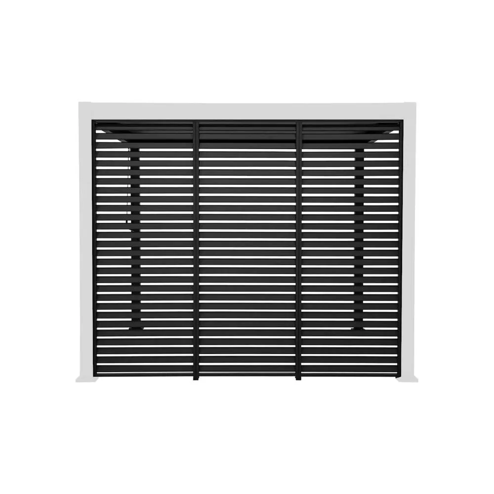 sweeek Set of 3 louvers 100cm for bioclimatic pergola Triomphe 3x3m V2 3x4m 3 in Dark Grey