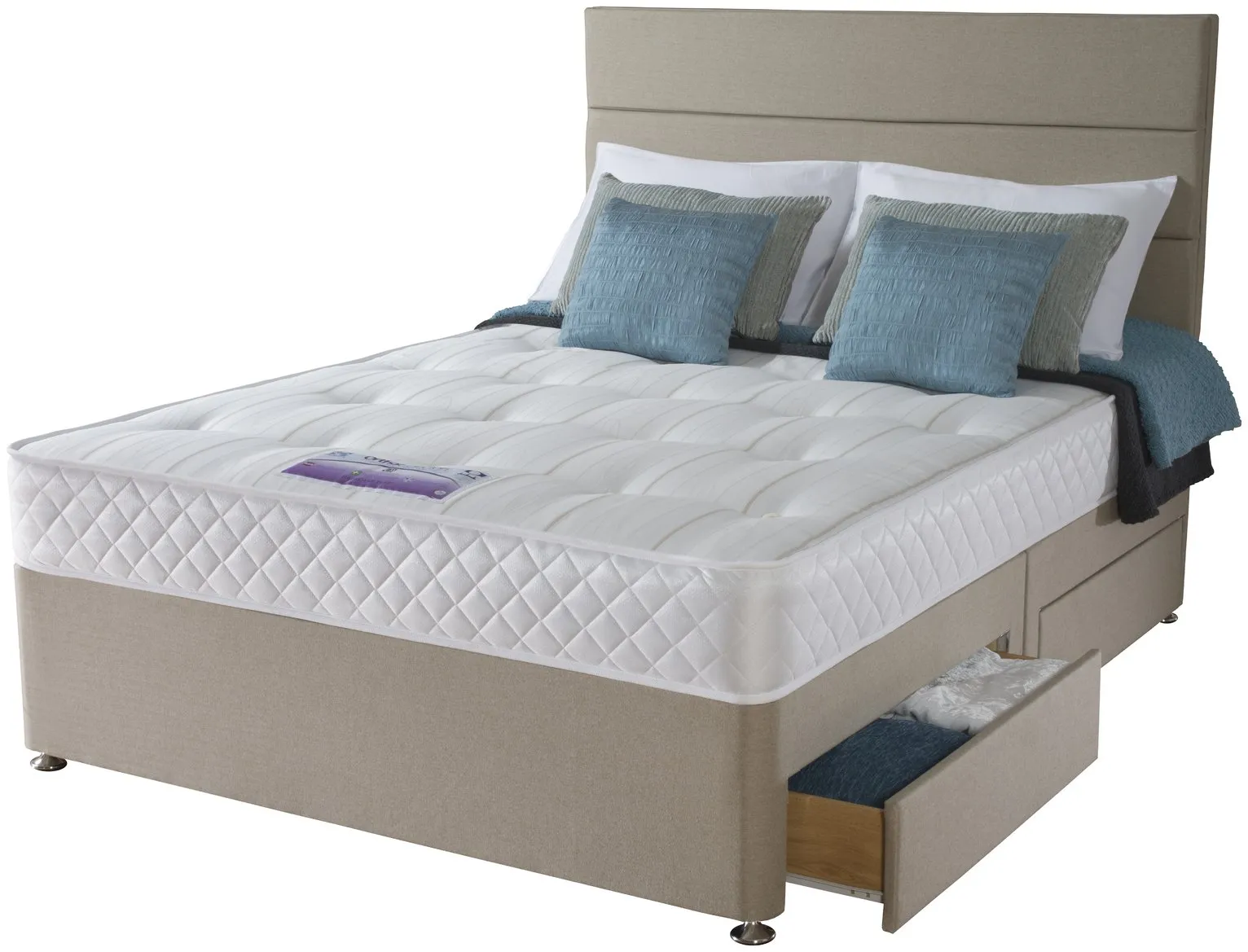 Sealy Posturepedic Firm Ortho Divan - Superking