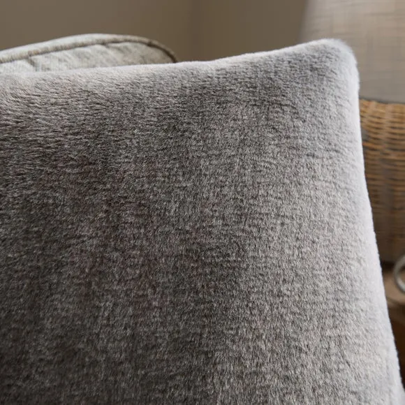 Double Sided Faux Fur Square Cushion 2