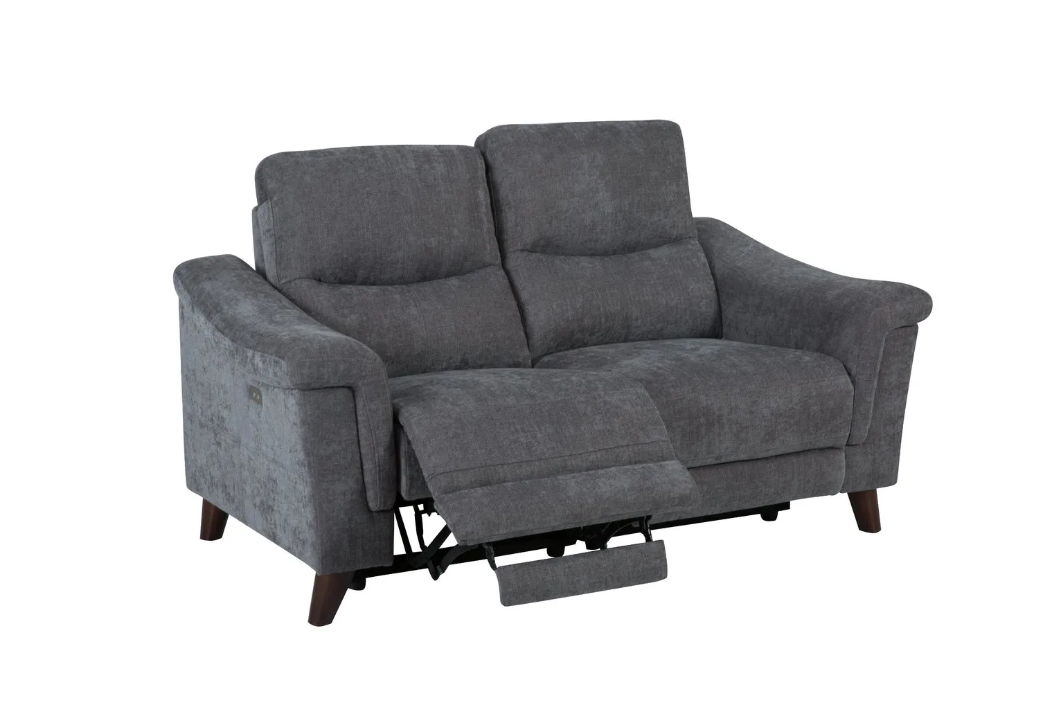 Argos Home Pepper 2 Seater Fabric Recliner Sofa - Charcoal