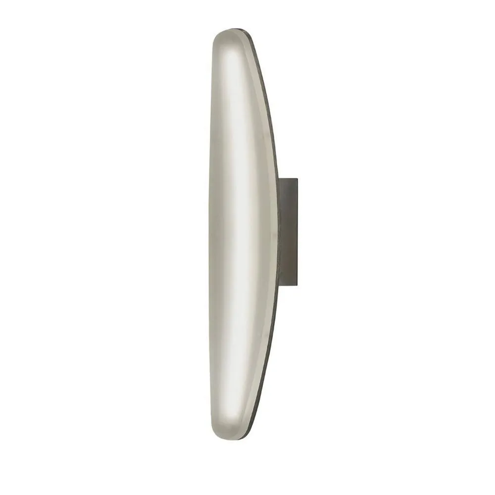 Netlighting Hemisferic Wall Lamp 6W LED 3000K 540lm Aluminium Frosted Acrylic in Grey