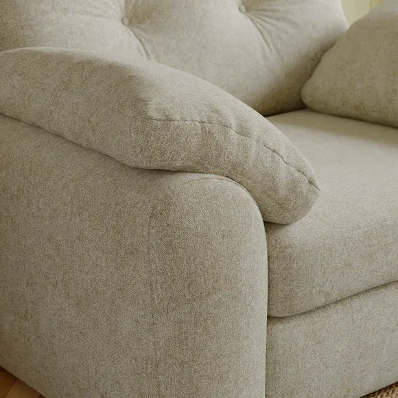 Milton Soft Chenille Snuggle Chair 4