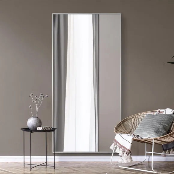 Artus Aluminium Rectangle Full Length Wall Mirror