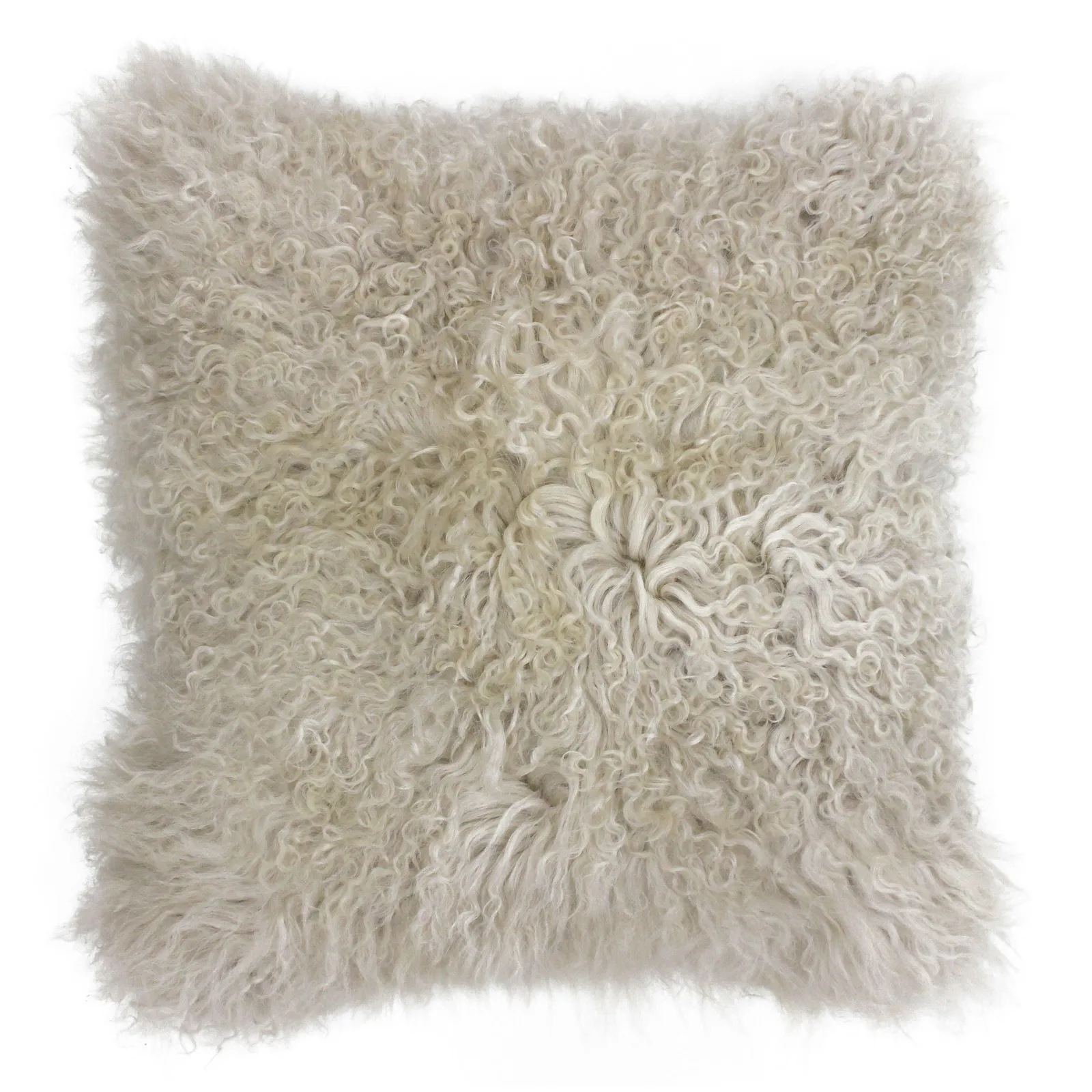 Paoletti Mongolian Natural Sheepskin Cushion 2