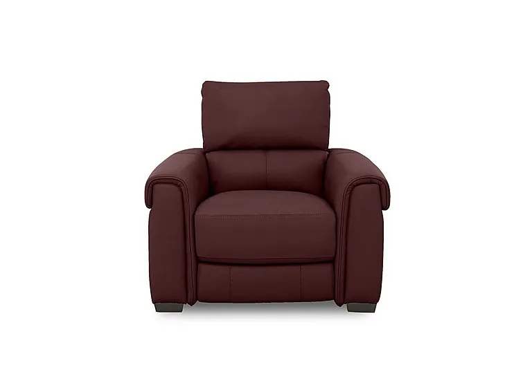 Nixon Leather Chair - BV Deep Red