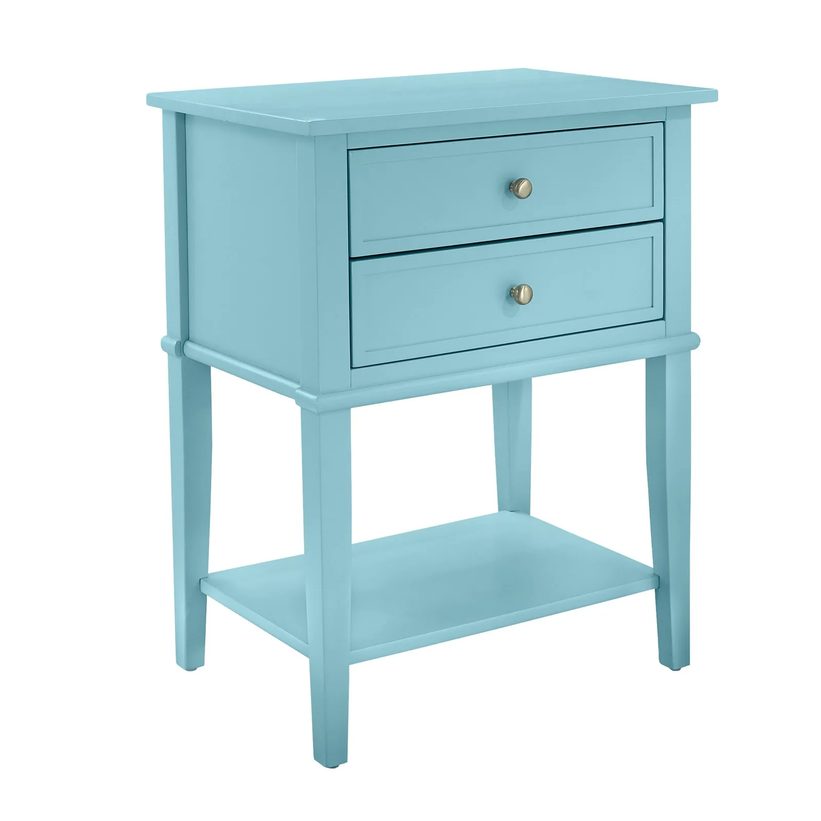 Franklin Bedside Table Blue