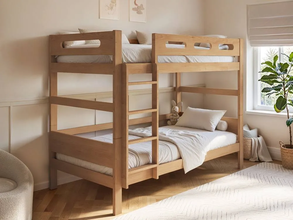 Flair Elijah Detachable Wooden Bunk Bed in Brown 2