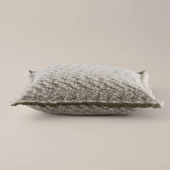 Raw Edge Square Cushion 4