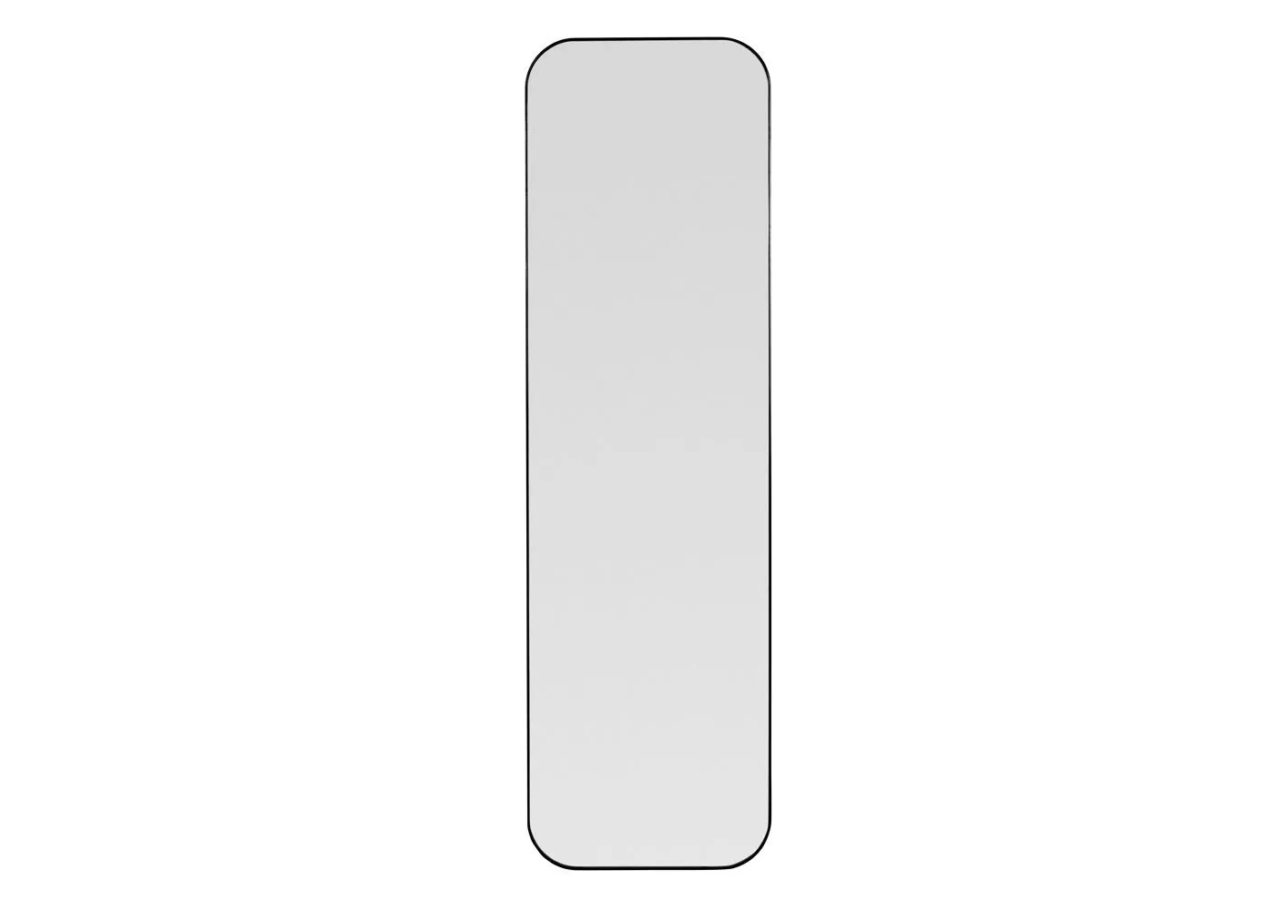Heal's Fine Edge Mirror Rectangle Curved Black 170x50cm 1