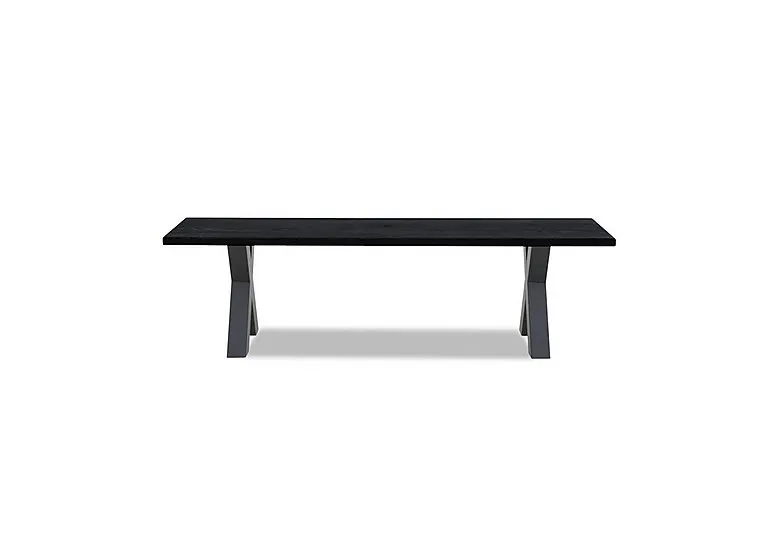 Terra Compact Dining Bench with X Shaped Legs - 140-cm