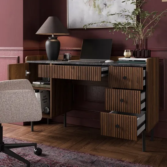 Georgi Marble Effect Standard Desk 2