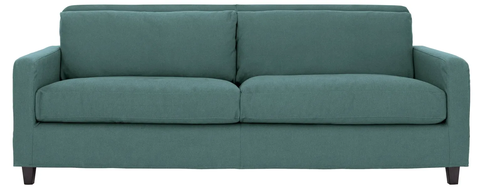 Habitat Chester 3 Seater Fabric Sofa - Teal