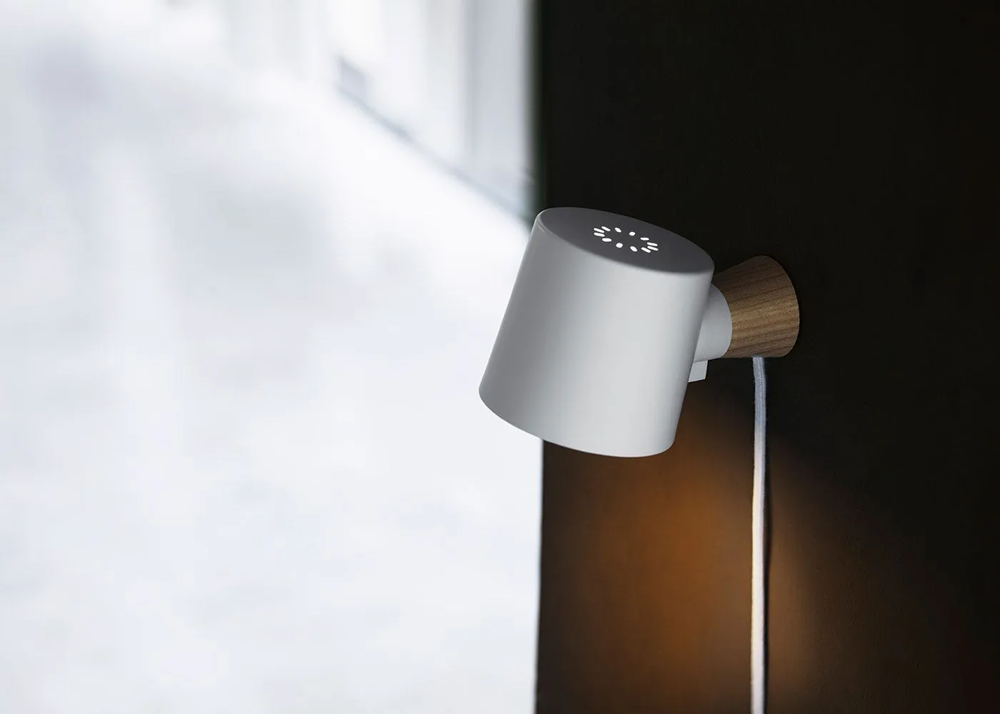 Normann Copenhagen Rise Plug-in Wall Light Black 4