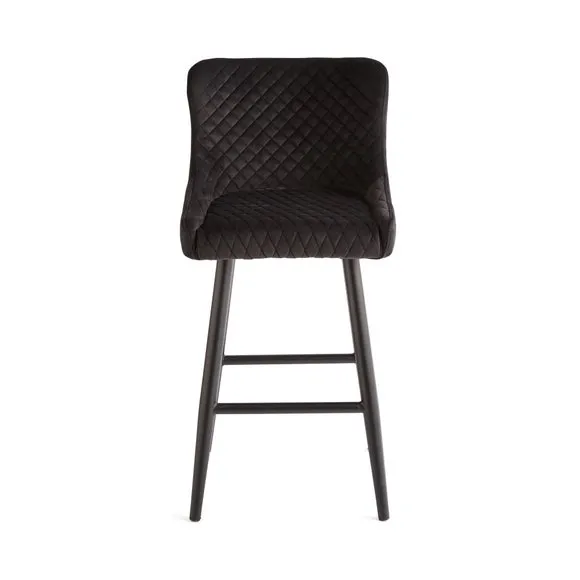 Montreal Counter Height Bar Stool, Velvet 5