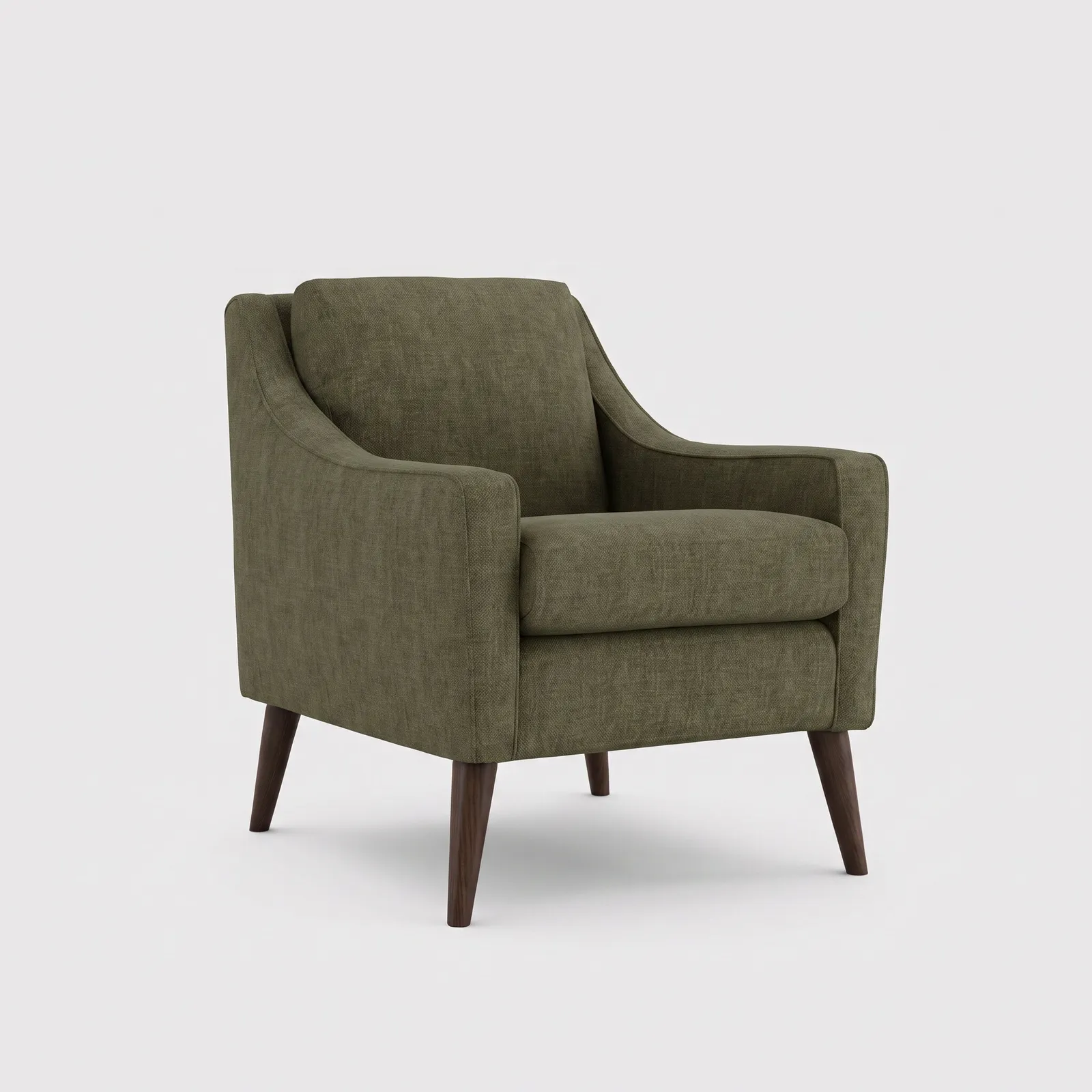 Myers Designer Armchair, Green Fabric | Barker & Stonehouse 1