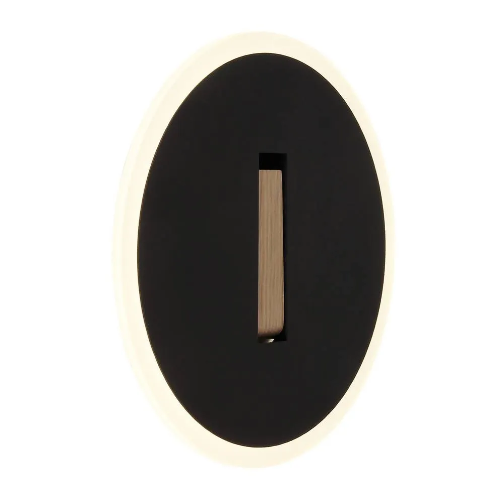 Netlighting Avery Integrated LED Wall Lamp Matt Black LED 4000K