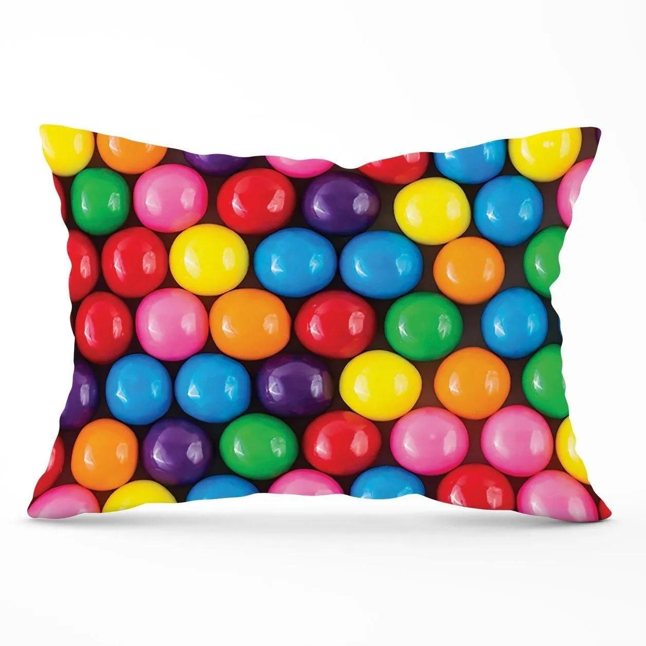 Warren Reed - Designer Brightly Colored Gum Balls Cushions in Pink
