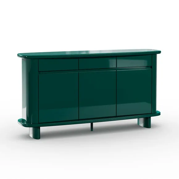 Elements Ellis Gloss Wide Sideboard 6