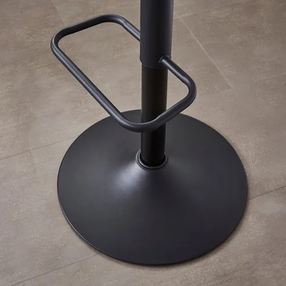 Montreal Height Adjustable Barstool, Faux Leather 4