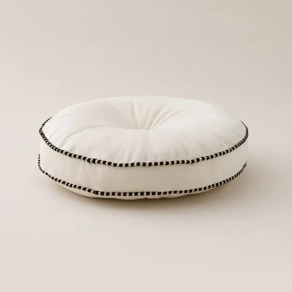Chenille Stripe Round Cushion 4