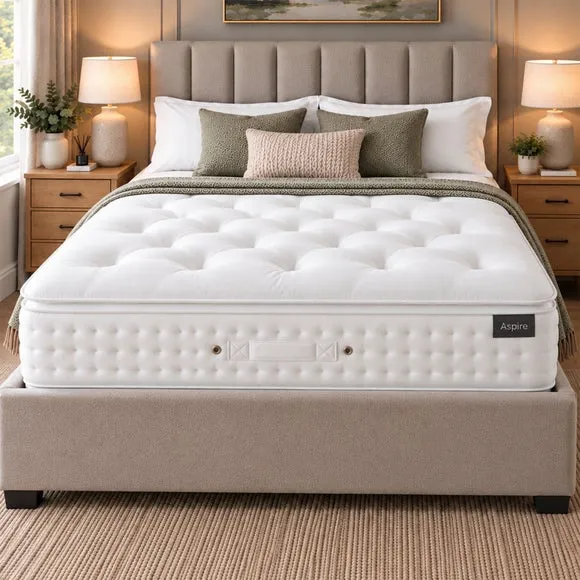 Aspire Alpaca and Silk 3000 Pocket Sprung Pillowtop Mattress 3