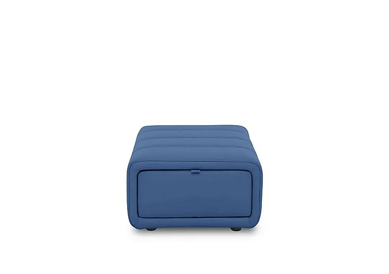 Elphaba Leather Storage Footstool
