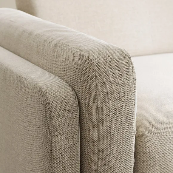 Newton Basket Weave Corner Chaise Sofa 6