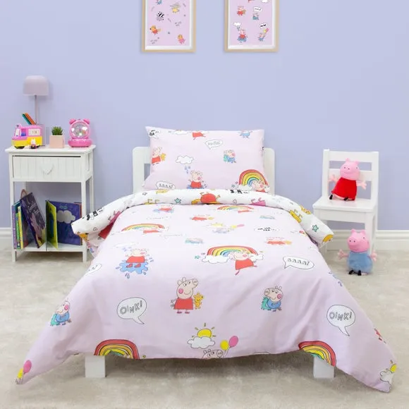 Peppa Pig & Friends Duvet Cover & Pillowcase Set 2